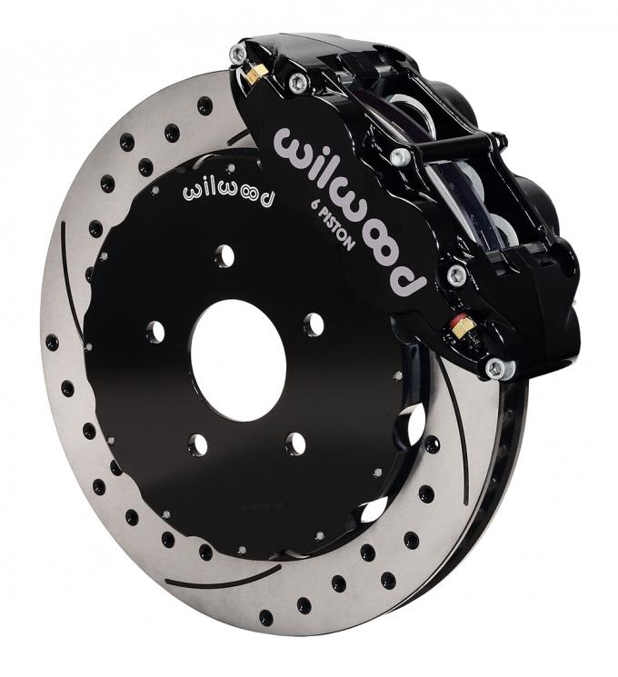 Wilwood Brakes 1994-2004 Ford Mustang Forged Narrow Superlite 6R Big Brake Front Brake Kit (Hat) 140-9107-D