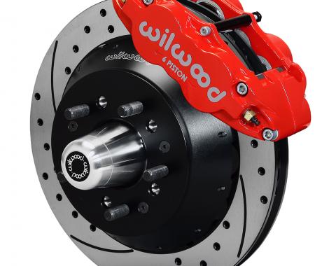 Wilwood Brakes Forged Narrow Superlite 6R Big Brake Front Brake Kit (Hub) 140-13655-DR