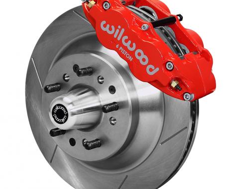 Wilwood Brakes Forged Narrow Superlite 6R Big Brake Front Brake Kit (Hub and 1PC Rotor) 140-13654-R