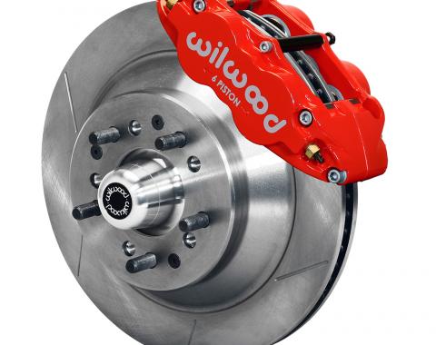 Wilwood Brakes Forged Narrow Superlite 6R Big Brake Front Brake Kit (Hub and 1PC Rotor) 140-12275-R