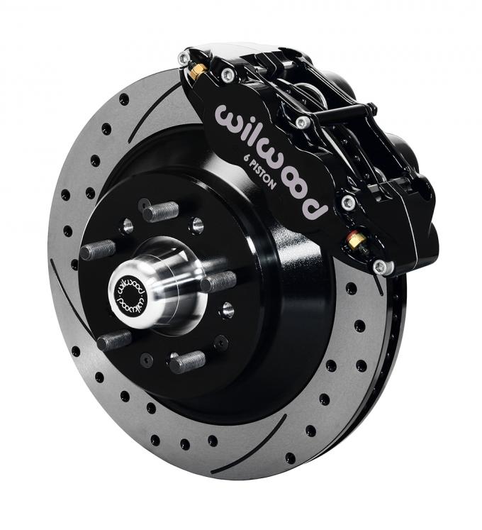 Wilwood Brakes Forged Narrow Superlite 6R Big Brake Front Brake Kit (Hub and 1PC Rotor) 140-12275-D