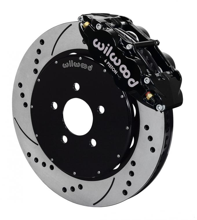 Wilwood Brakes 1994-2004 Ford Mustang Forged Narrow Superlite 6R Big Brake Front Brake Kit (Hat) 140-9117-D