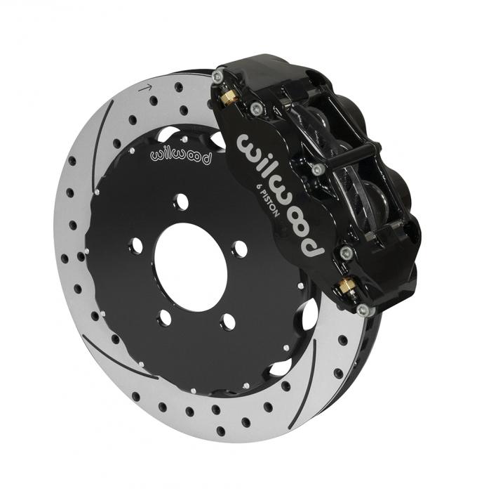 Wilwood Brakes Forged Narrow Superlite 6R Big Brake Front Brake Kit (Hat) 140-14680-D