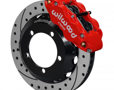 Wilwood Brakes 1966-1975 Ford Bronco Forged Narrow Superlite 4R Big Brake Front Brake Kit (Hat) 140-13304-DR