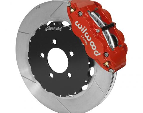 Wilwood Brakes Forged Narrow Superlite 6R Big Brake Front Brake Kit (Hat) 140-14681-R