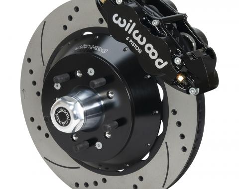 Wilwood Brakes 1957-1967 Ford F-100 Forged Narrow Superlite 6R Big Brake Front Brake Kit (Hub) 140-14838-D