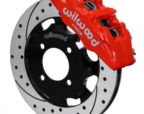 Wilwood Brakes 2011-2014 Ford Fiesta Forged Dynapro 6 Big Brake Front Brake Kit (Hat) 140-11899-DR