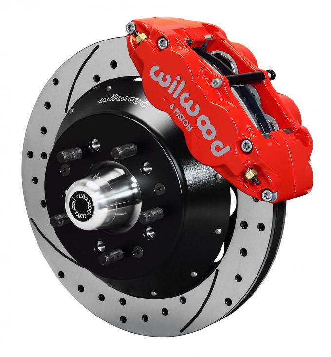 Wilwood Brakes Forged Narrow Superlite 6R Big Brake Front Brake Kit (Hub) 140-9801-DR