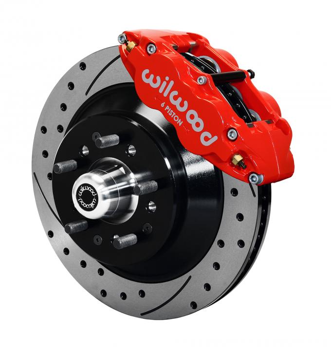 Wilwood Brakes Forged Narrow Superlite 6R Big Brake Front Brake Kit (Hub and 1PC Rotor) 140-12275-DR