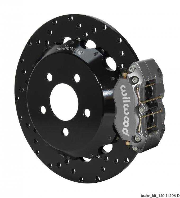 Wilwood Brakes 2015-2018 Ford Mustang Dynapro Radial  Rear Drag Brake Kit 140-14106-D