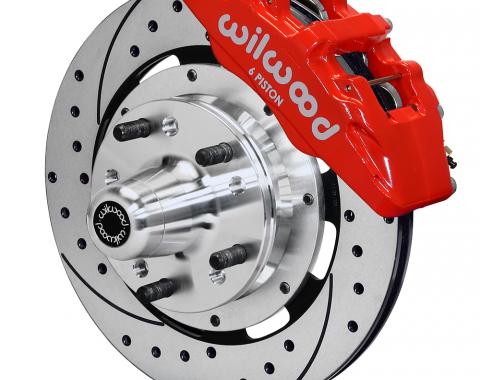 Wilwood Brakes Forged Dynapro 6 Big Brake Front Brake Kit (Hub) 140-12945-DR