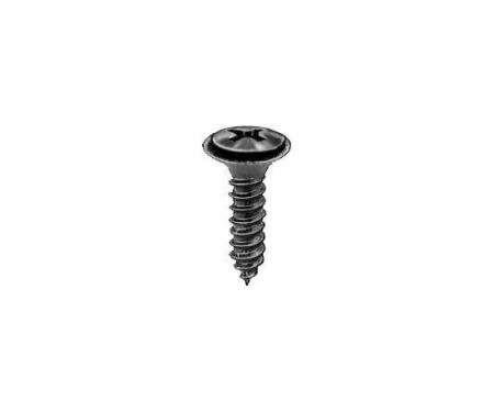 #8-18 X 5/8'' Phillips Oval #6 Head AB W/Sems® Tapping Screw - Black