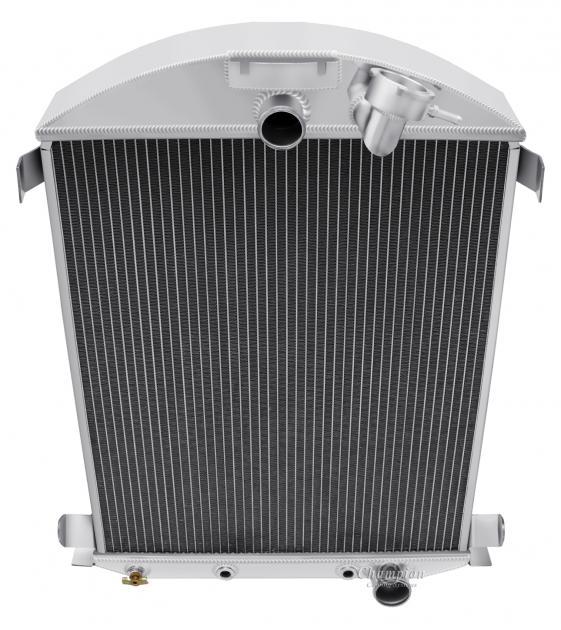 Champion Cooling 1930-1931 Ford Model A 3 Row All Aluminum Radiator Made  With Aircraft Grade Aluminum CC3031CH | Blue Oval Classics