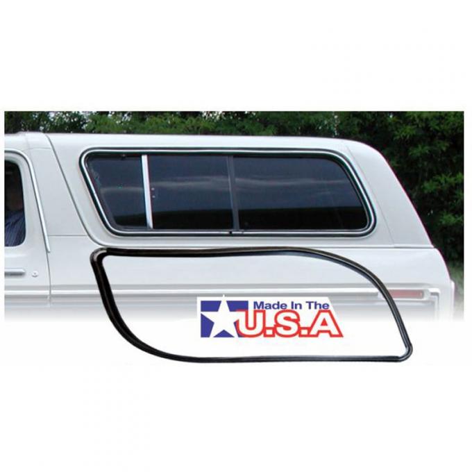 Dennis Carpenter Quarter Window Seals - 1 Pair - Sliding Glass - 1978-79 Ford Bronco D8TZ-9829904-APR