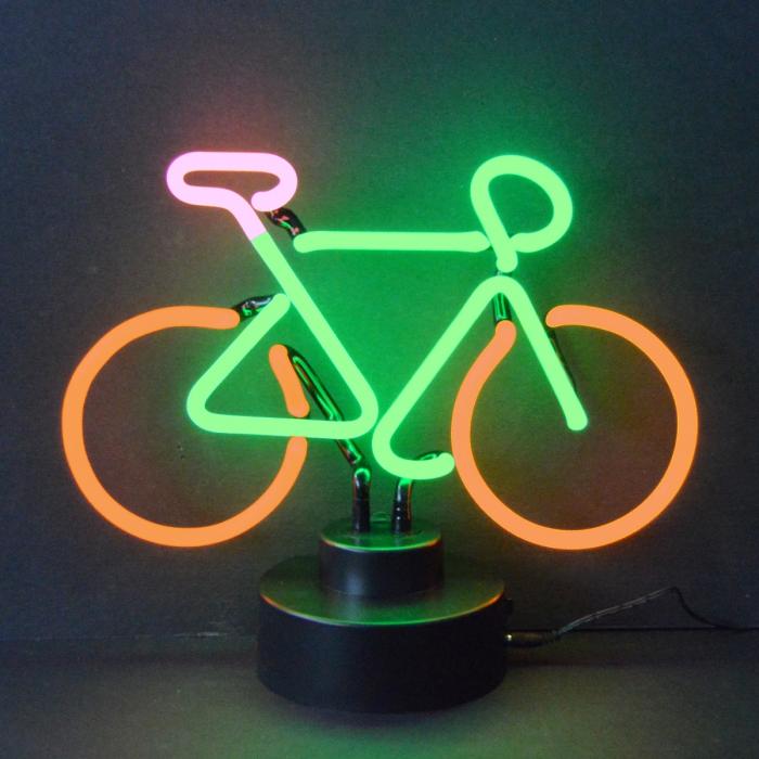 Neonetics Neon Sculptures, Bicycle Neon Sculpture | Blue Oval Classics