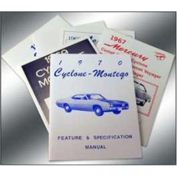 Cyclone and Montego Illustrated Facts Manual - 48 Pages