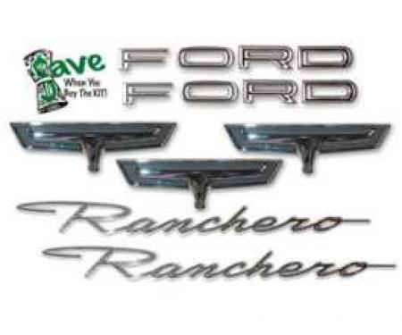 Emblem Kit, 260 V8, Ranchero, 1964-1965