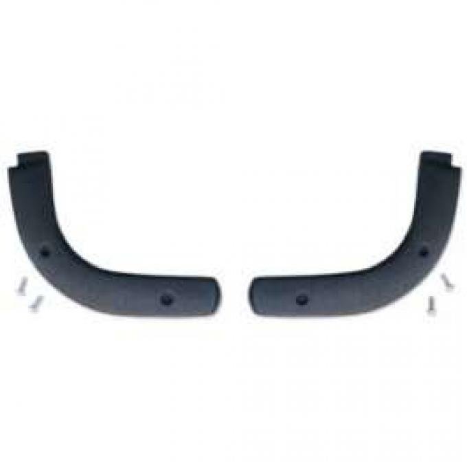 Bench Seat Hinge Covers - Black