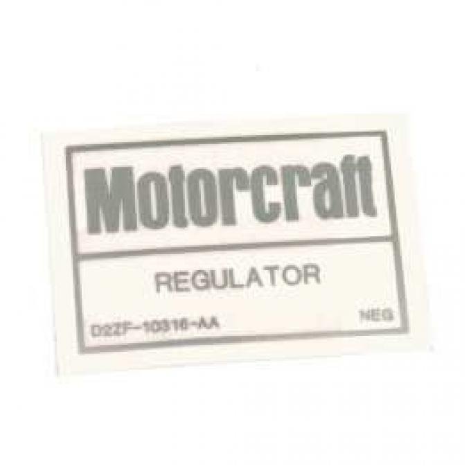 Voltage Regulator Decal