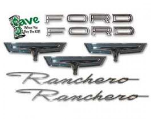 Emblem Kit, Ranchero, 1974-1976