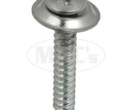 Upholstery Screws, Chrome #10 X 1 1/4 Pack Of 6