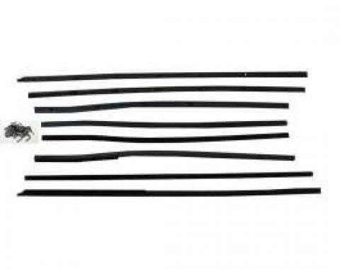 Belt Weatherstrip Kit - Doors and Rear Quarter Windows - 8 Pieces - 2 Door Hardtop