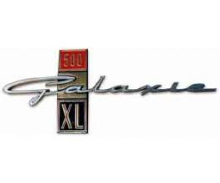 Fender Emblem, 500 XL, Left, Galaxie, 1963