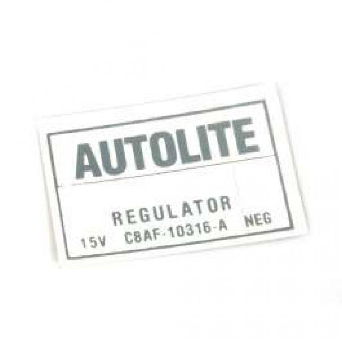 Voltage Regulator Decal