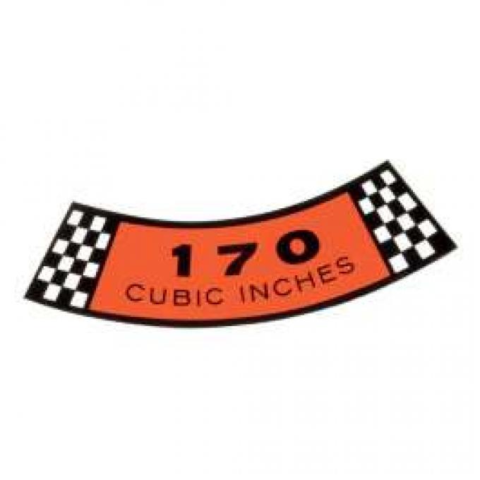 Decal - Air Cleaner - 170 Cubic Inches