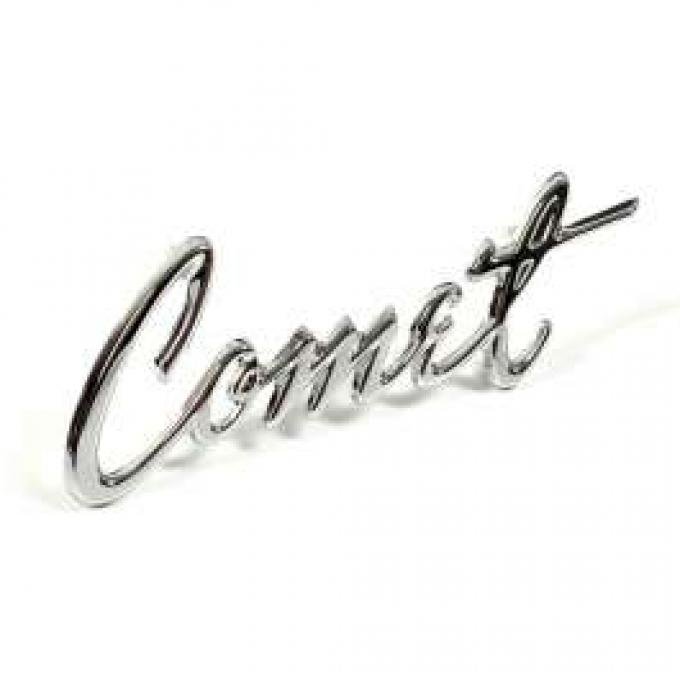 Hood Emblem Comet Script, 1965