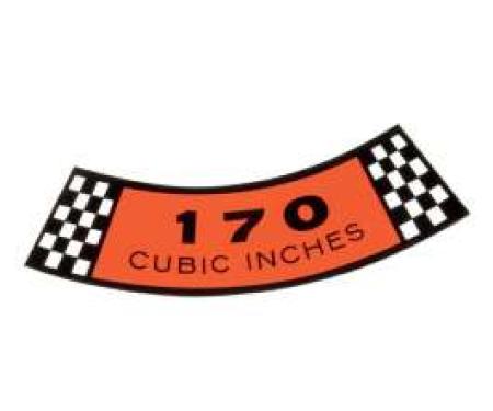 Decal - Air Cleaner - 170 Cubic Inches