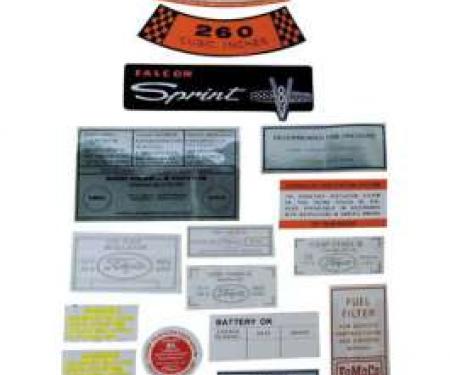 Decal Kit, 352 CID, Fairlane, Galaxie, 1958-1959