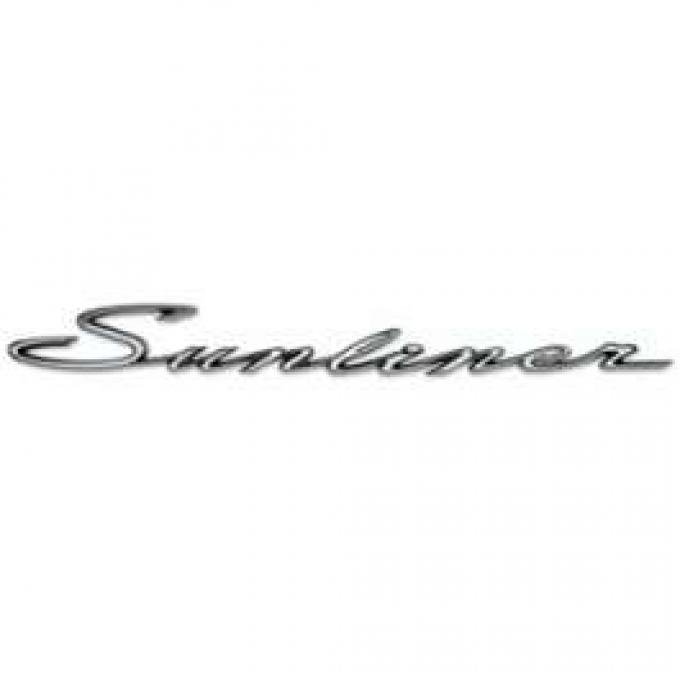 Fender Nameplate - Sunliner - Chrome