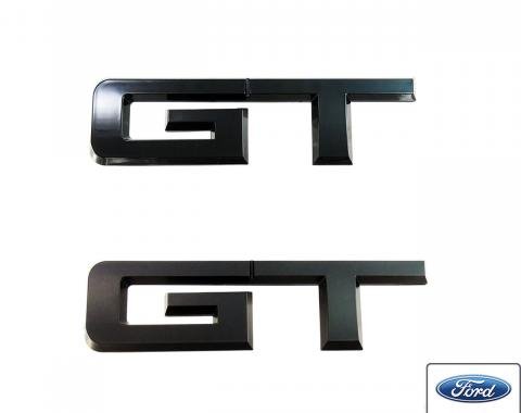 Mustang Rear GT Emblem, Matte Black, 2015-2020