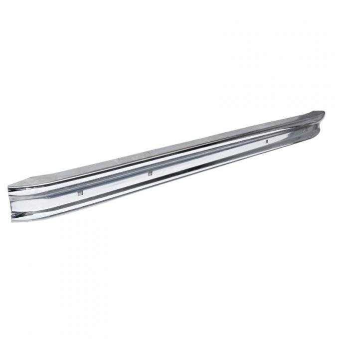 Dennis Carpenter Bumper - Rear - Chrome - Stepside - 1951-52 Ford Truck 1C-17906-CC