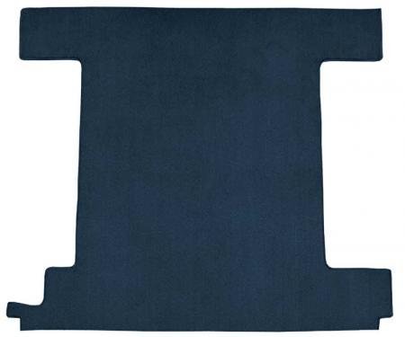 OER 1966-73 Ford Bronco w/ 1 Gas Tank - Back Panel - Loop Carpet Kit - Dark Blue F9762212