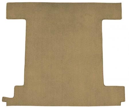 OER 1974-76 Ford Bronco w/ 1 Gas Tank - Back Panel - Molded Cutpile Carpet Kit - Medium Saddle F9762369