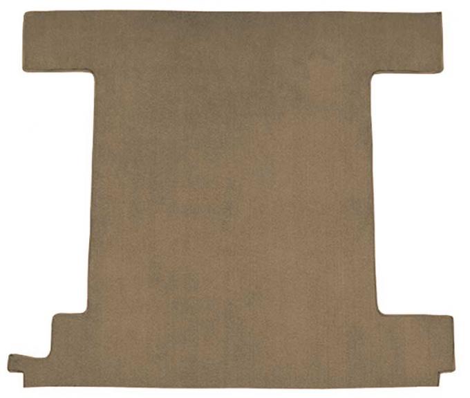 OER 1974-76 Ford Bronco w/ 1 Gas Tank - Back Panel - Molded Cutpile Carpet Kit - Sandalwood F9762344