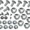 OER 1965-68 Mustang Bumper Bolt Mounting Kit Front & Rear (28 pcs) HK13