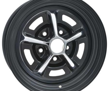 OER 14" X 6", Magnum 500 Style Road Wheel, Painted, With 5 X 4-1/2" Bolt Pattern, 4" Backspacing MW869