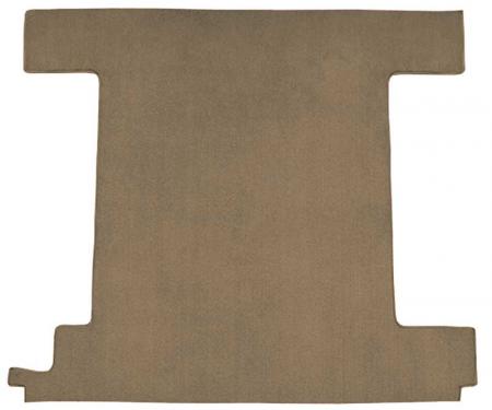 OER 1974-76 Ford Bronco w/ 1 Gas Tank - Back Panel - Molded Cutpile Carpet Kit - Sandalwood F9762344