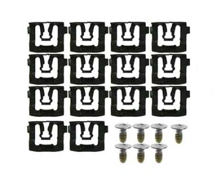 OER 1971-73 Mustang Fastback 21 Piece Rear Window Molding Clip Kit HK505