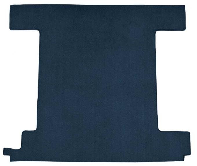 OER 1966-73 Ford Bronco w/ 1 Gas Tank - Back Panel - Loop Carpet Kit - Dark Blue F9762212