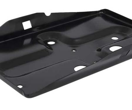 OER 1966-77 Ford Bronco OE-Style Steel Battery Tray - Black TR10732C