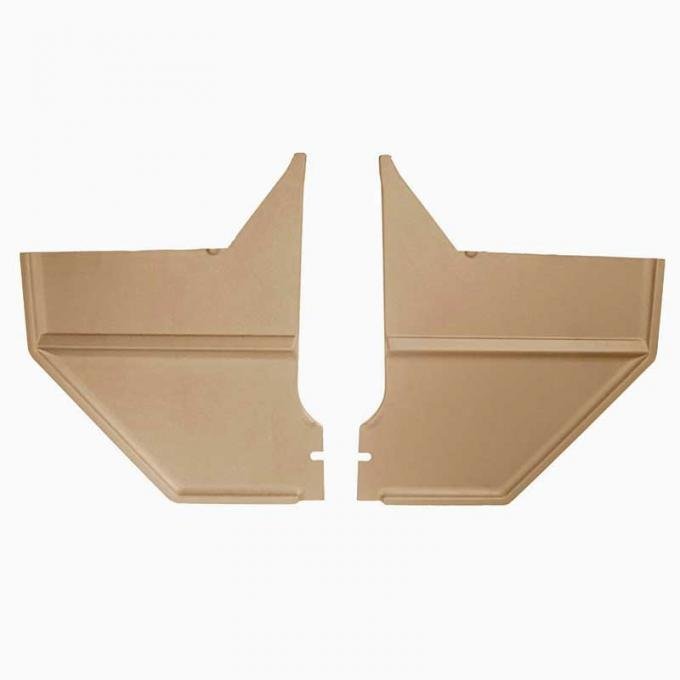 OER 1967-68 Ford Mustang, Coupe/Fastback, Kick Panels, Saddle 2340724