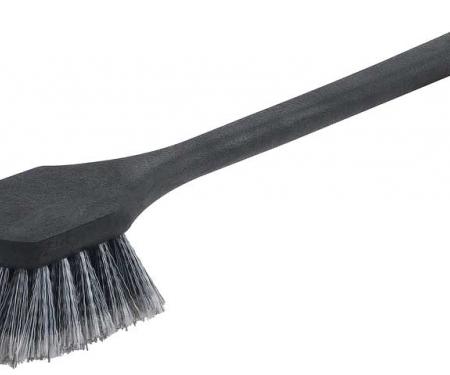 OER Wash Brush Gentle Bristles Straight Head 18" Handle Grey/White K89835