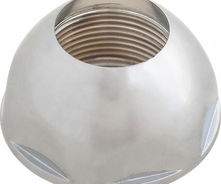 OER 1967-68 Chrome Domed Bezel Nut For Reproduction Antenna Base 5/8" id 3863499B